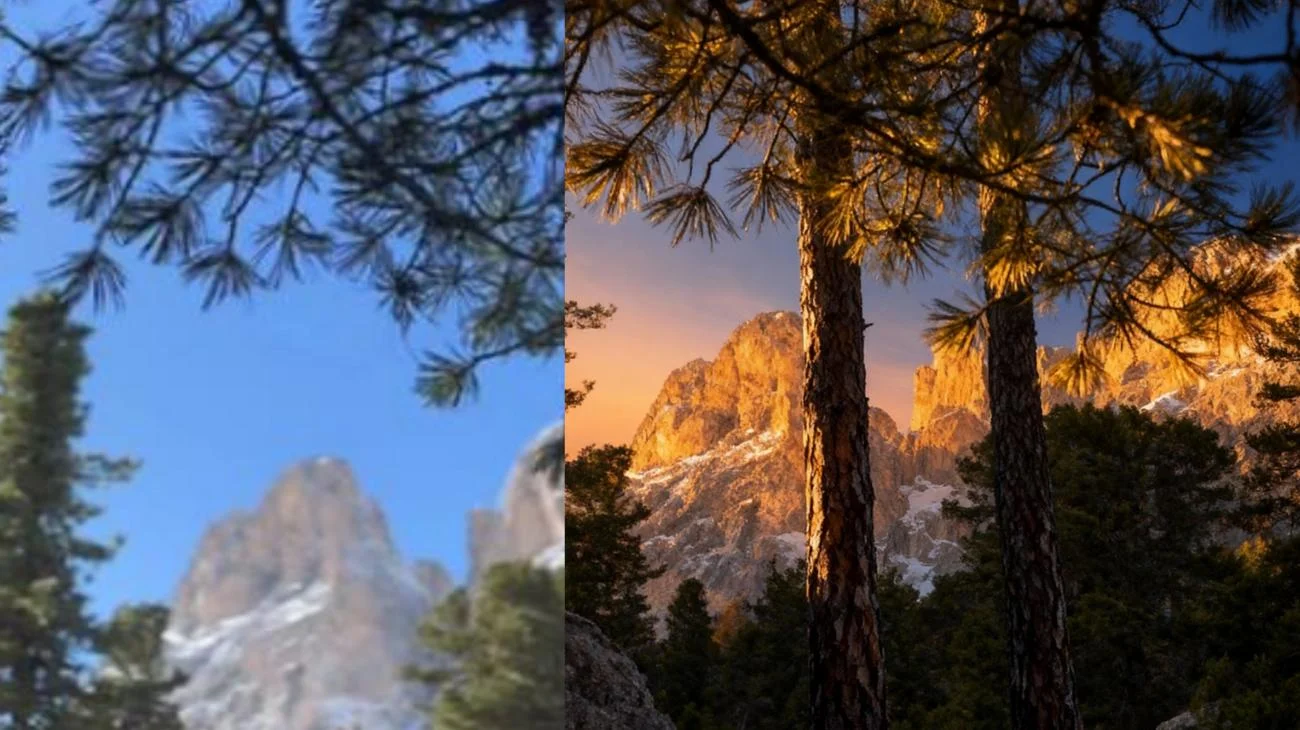 Evenings like this ⛰️✨ #dolomiti #travelvibes #italy #nature #mountains"